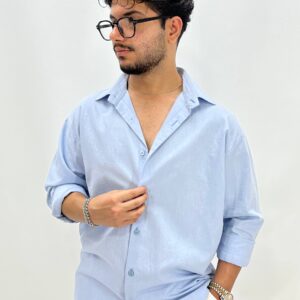 پیراهن لنین آستین بلند